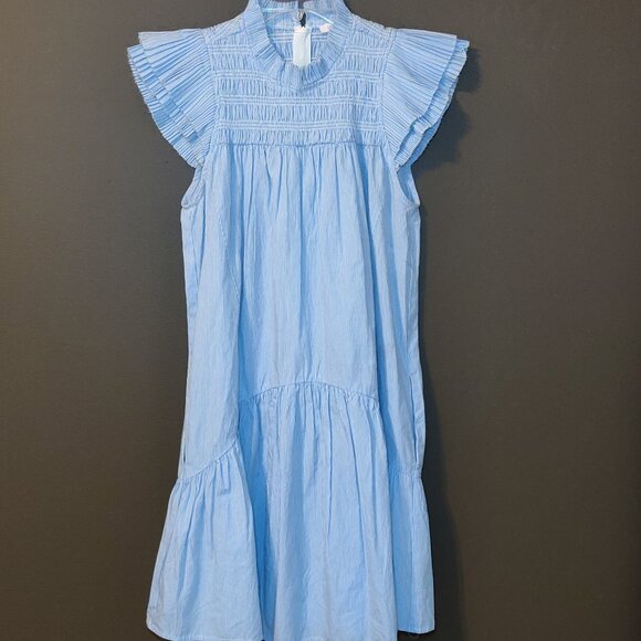 Love The Label Dresses & Skirts - Love The Label Viola Dress In Blue & White Pinstripe SIZE XS